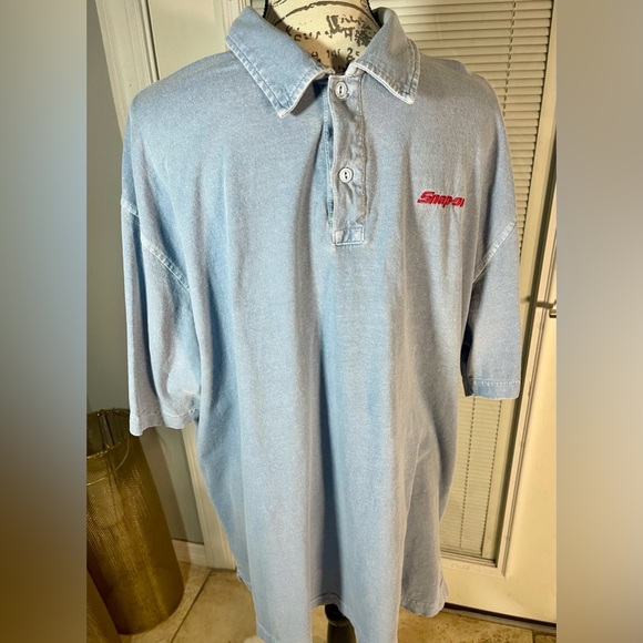 Size XL Vintage‎ Snap-On Tools Polo Shirt Desert Wash Distressed - Picture 1 of 10
